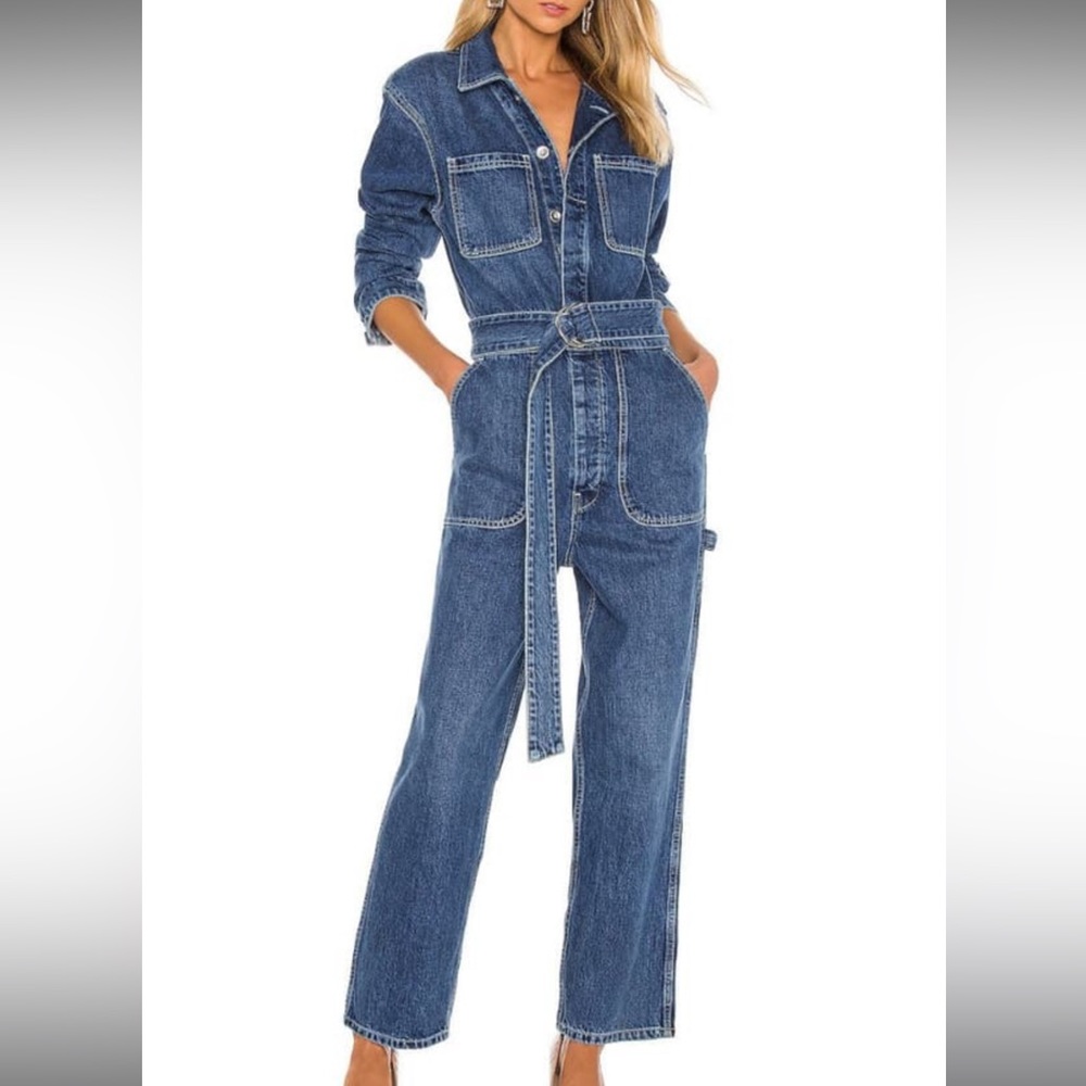 Hudson Cotton Denim Jumpsuit
